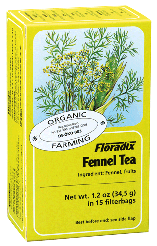 Floradix Organic Fennel Tea (15 T/Bags)