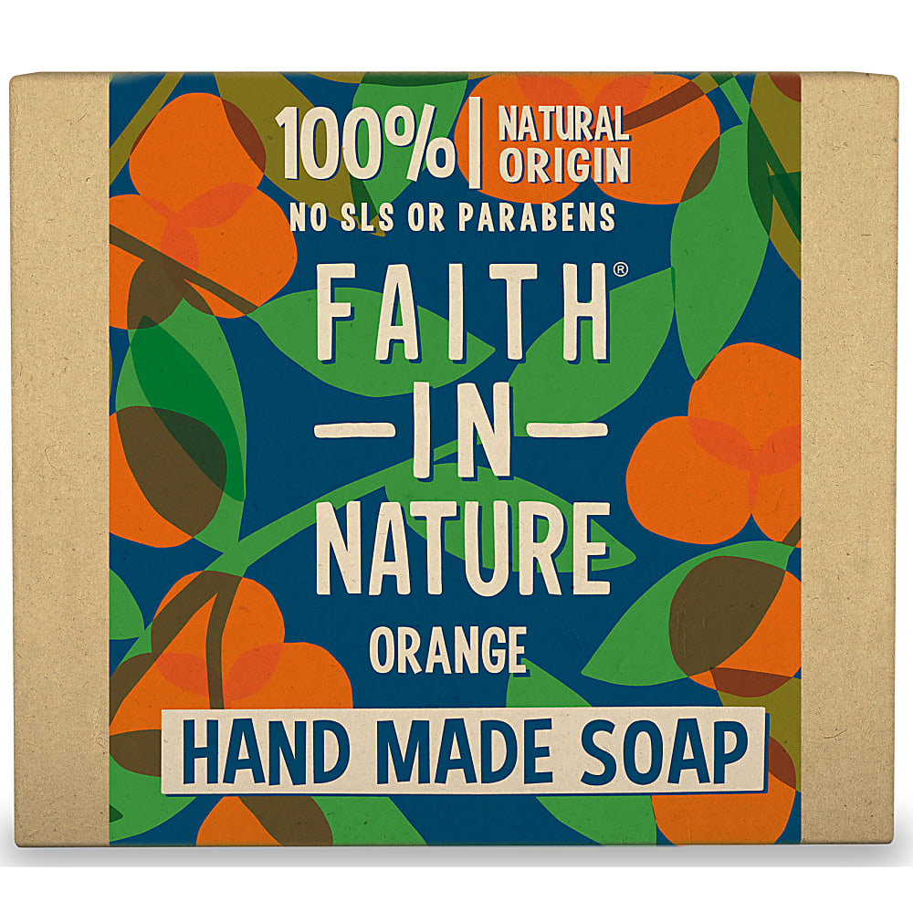 Faith In Nature - Hand Made Soap - Orange 100g