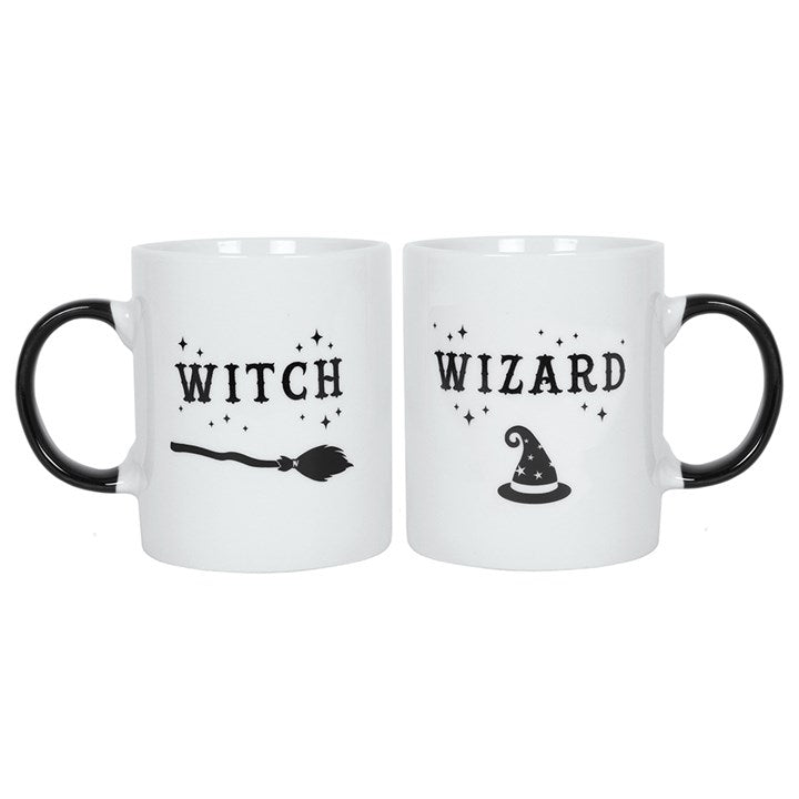 Witch and Wizard Couples Mug Set