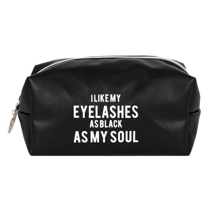 Make-Up Bag - &quot;As Black as my Soul&quot;