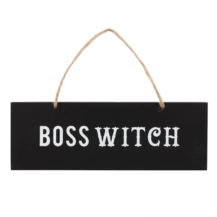Wall Sign &quot;Boss Witch&quot;