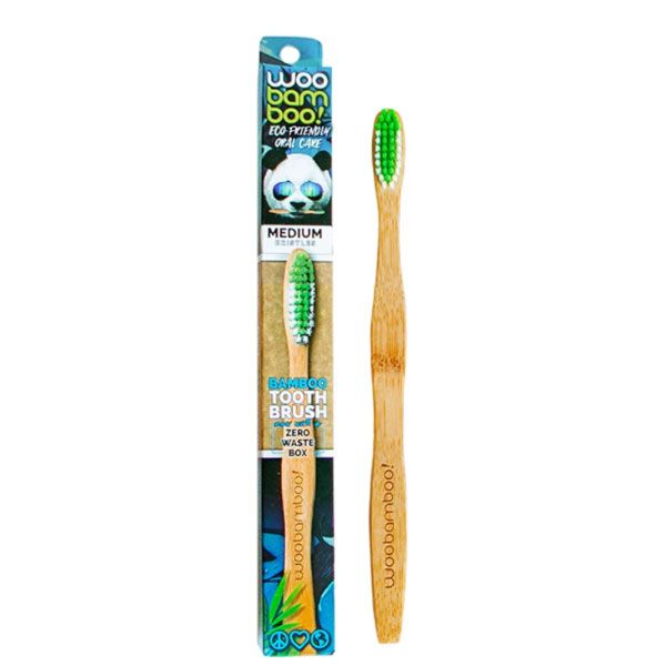 WooBambool Adult Toothbrush &quot;Zero Waste&quot; Medium