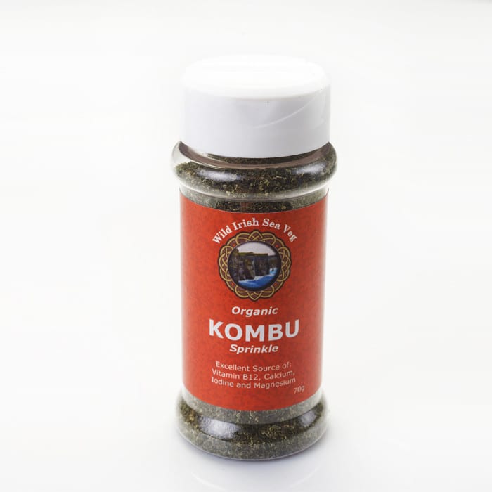 Wild Irish Seaweed - Organic Kombu Kelp Sprinkles Jar