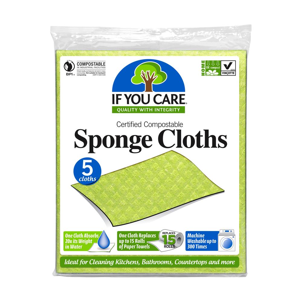 If You Care Sponge Cloths 100% Natural and Certified Compostable (5)