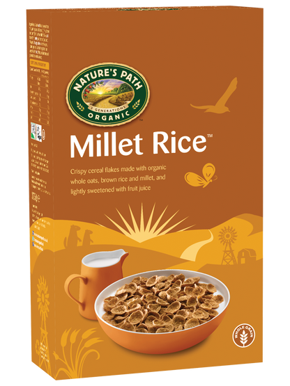 Natures Path Organic Millet Rice Flakes 375g