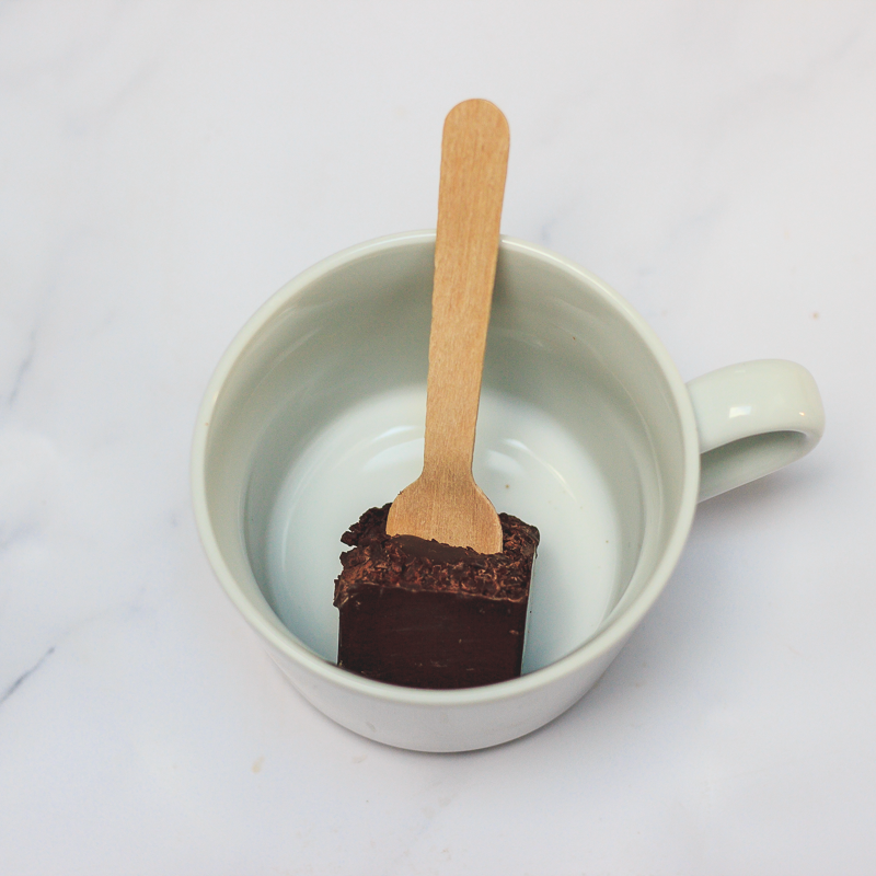 Nibbed Dark Chocolate Melting Spoon Plain (75% Cacao) 30g