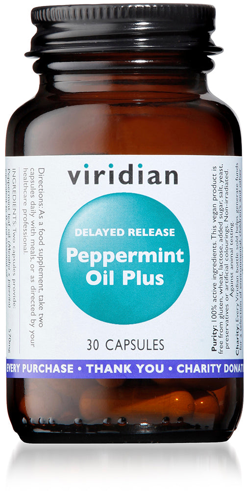 Viridian Peppermint Oil Capsules - 30 Veg Caps