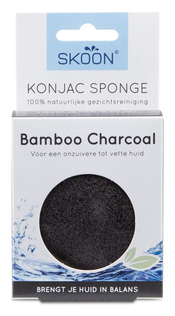 Skoon Konjac Sponge (Bamboo & Charcoal)