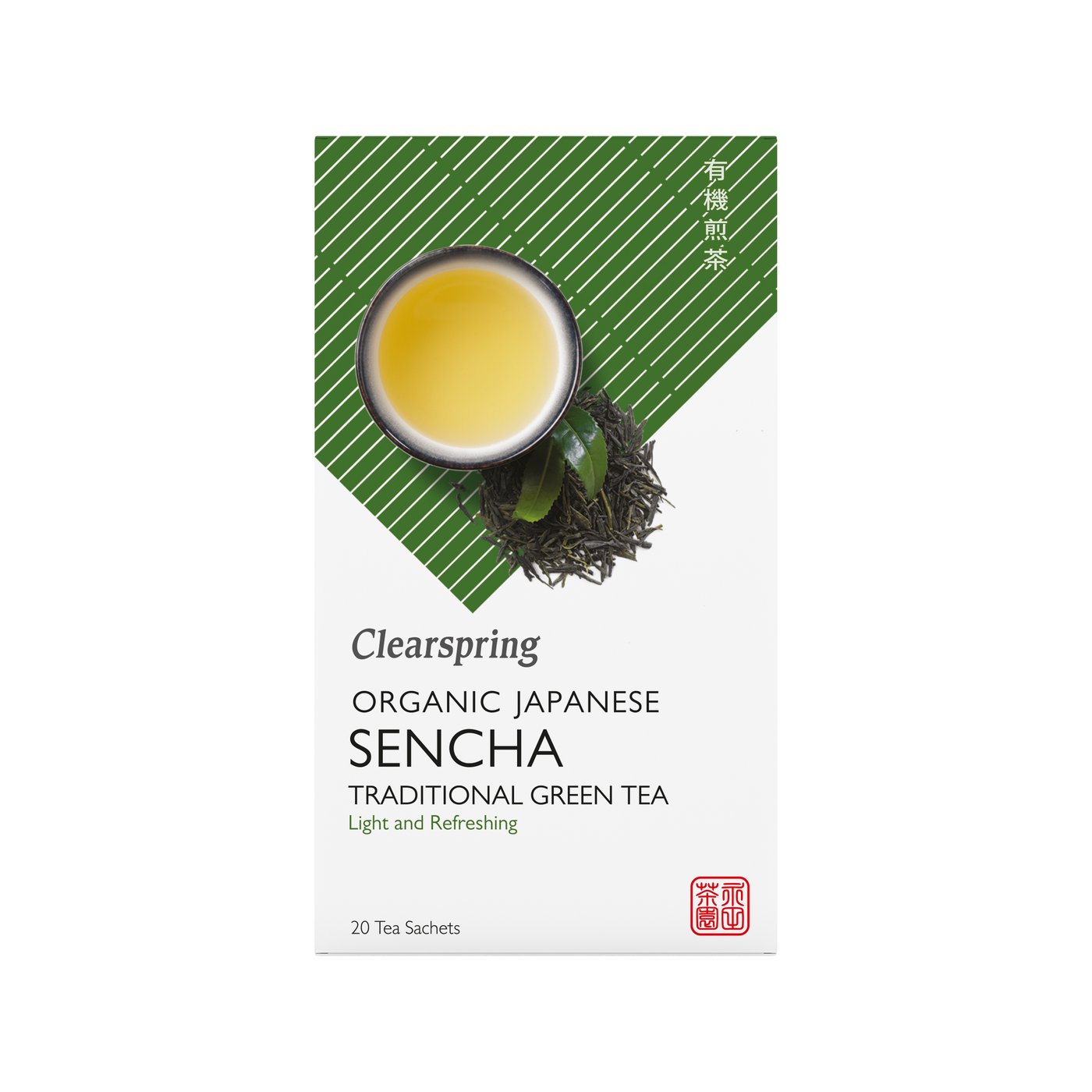 Clearspring Organic Japanese Sencha Traditional Green Tea (20 Sachets)