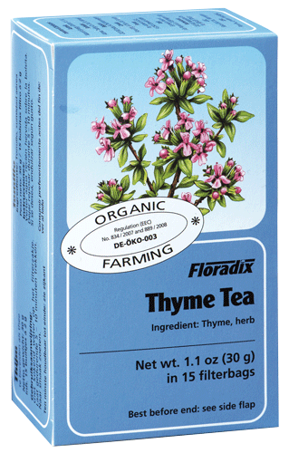 Floradix Organic Thyme Tea (15 T/Bags)