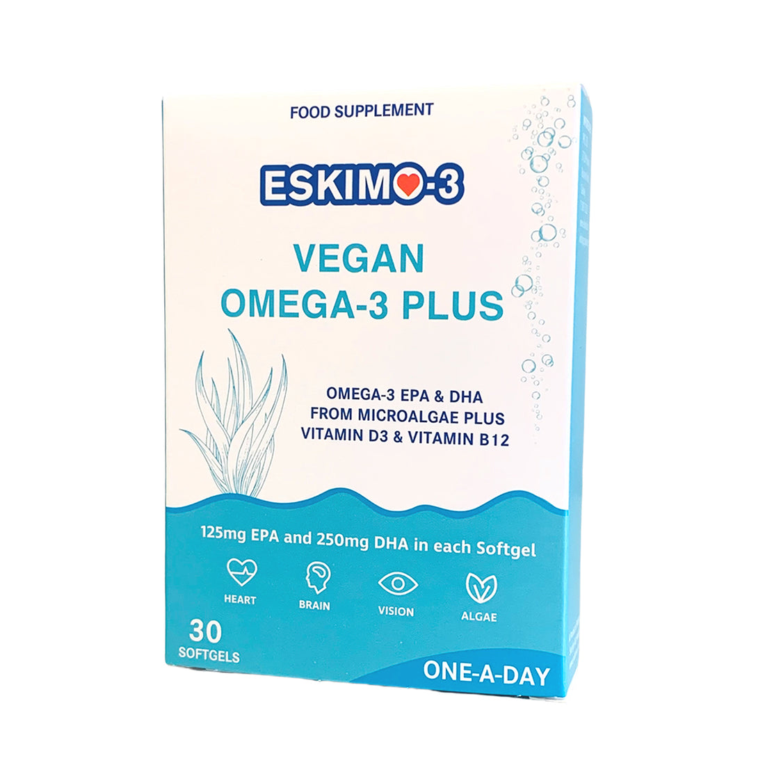 Eskimo3 Vegan Omega 3 Plus (30 Softgels)