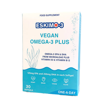 Eskimo3 Vegan Omega 3 Plus (30 Softgels)