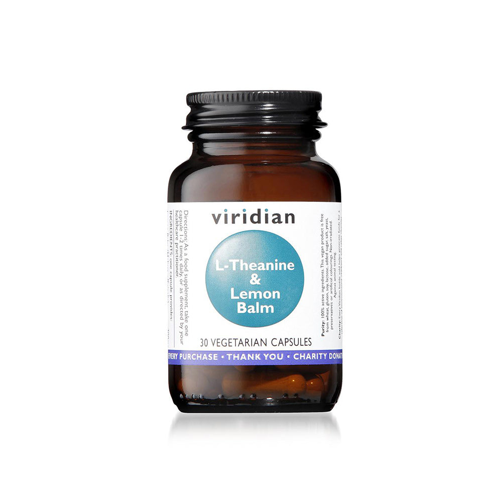 Viridian L-Theanine and Lemon Balm (30 Caps)