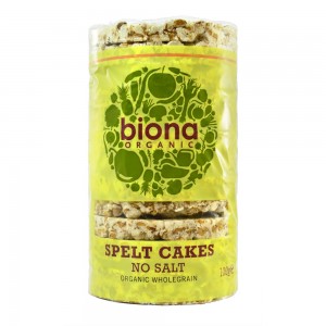 Biona Organic Wholegrain Spelt Cakes (No Salt)