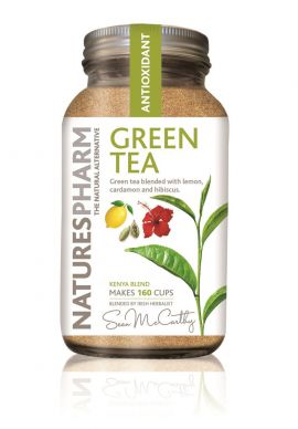 Natures Pharm Green Tea Powder w/Lemon 128g