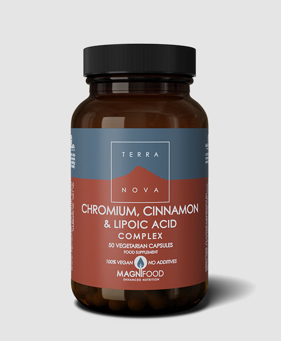 Terranova Chromium &amp; Cinnamon w/ Lipoic Acid (50 Caps)