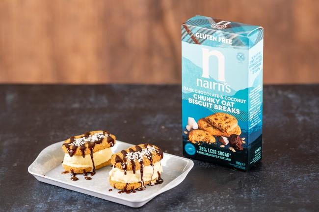 Nairns Biscuits Dark Chocolate &amp; Coconut Chunky Oat G/F 160g