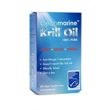 Cleanmarine Krill Oil Capsules (60&