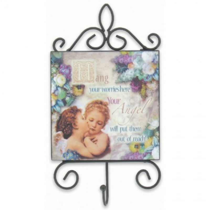 Heavenly Home - Angel Hook Plaque