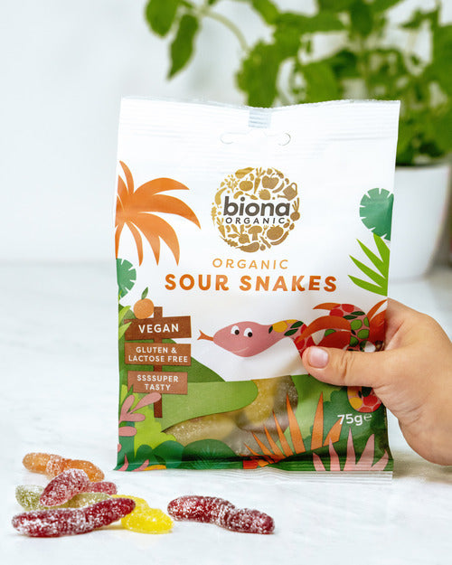 Biona Organic Sour Snakes (75g)