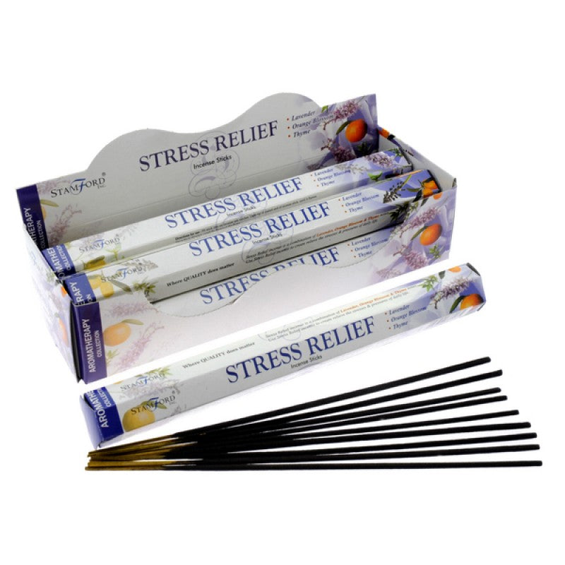 Incense Sticks - Stress Relief - 20 Sticks – Wild Poppy Wellbeing Emporium