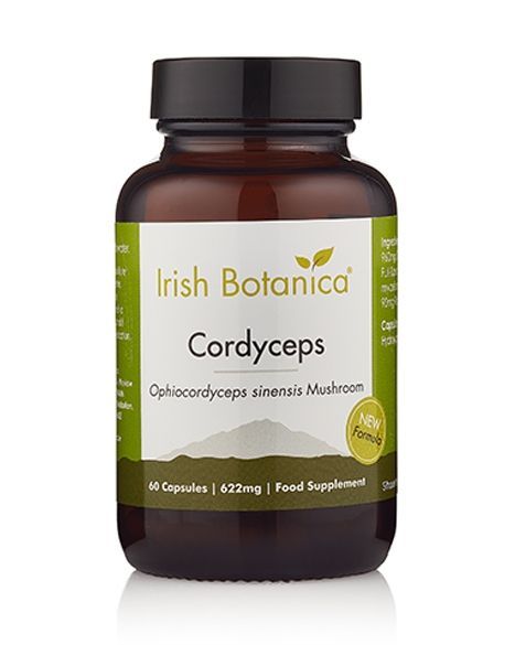 Irish Botanica Mushroom - Organic Cordyceps 622mg (60 Caps)