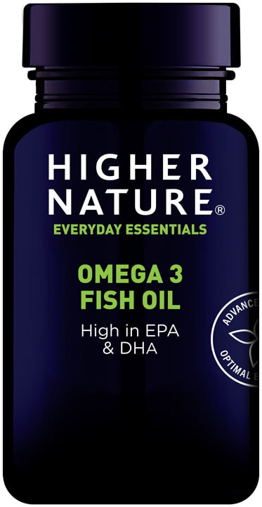 Higher Nature Omega 3 Fish Oil (90 Caps) 33% EX FILL