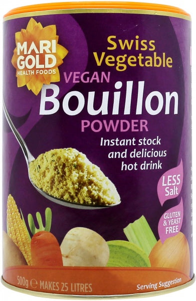 Marigold Swiss Vegetable Organic Vegan Bouillon Powder (Less Salt) 500g