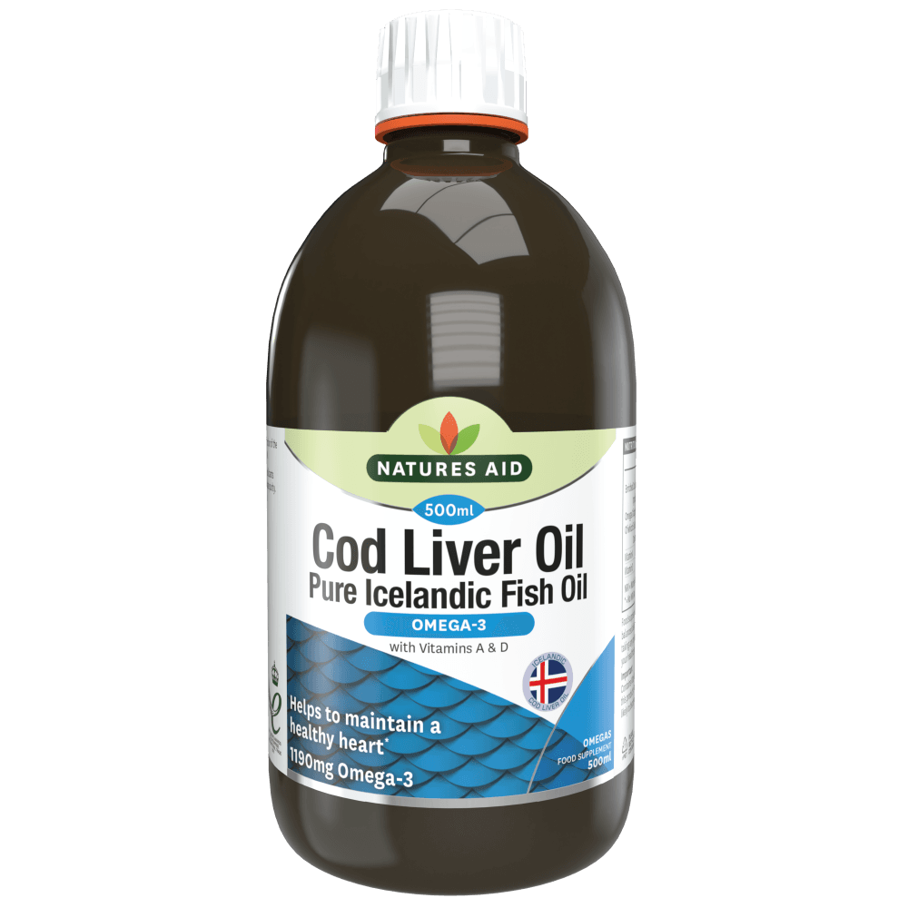 Natures Aid Cod Liver Oil Liquid 500ml