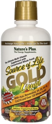 Natures Plus &quot;Source of Life&quot; GOLD Liquid 236.56ml