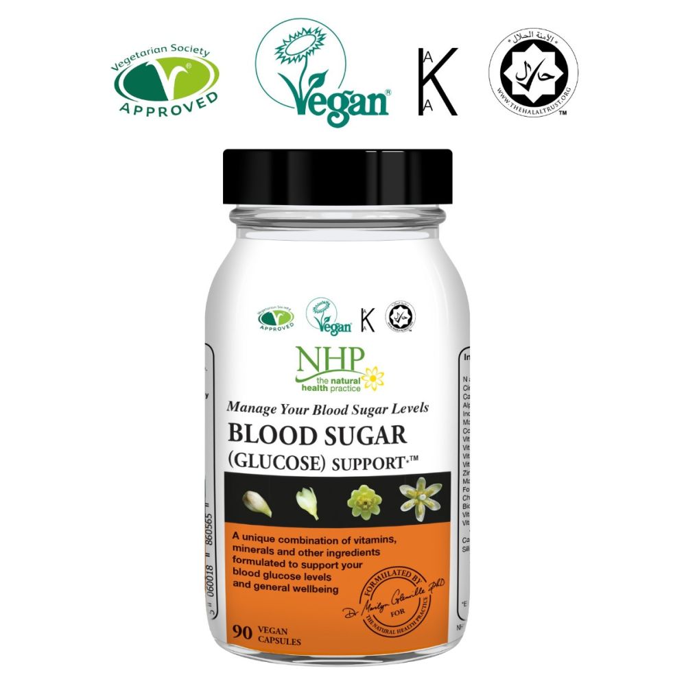 NHP Blood Sugar (Glucose) Support (90 Caps)