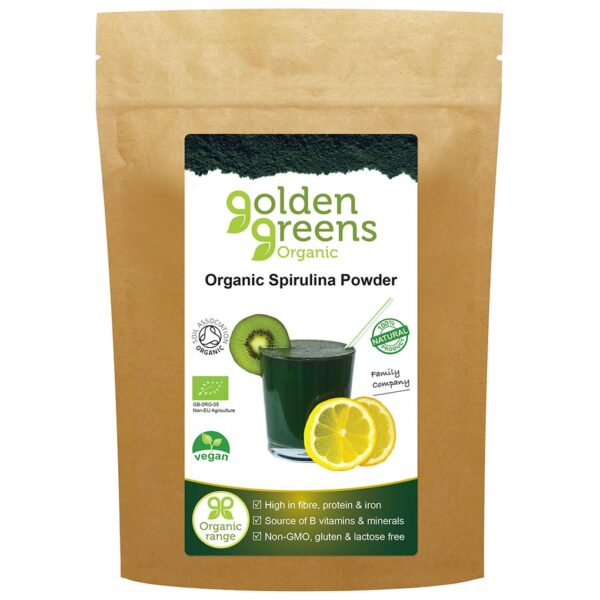 Golden Greens Organic Spirulina Powder 200g