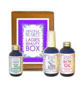 Mindful Beauty - Ladies Gift Box Pillow Mist, Bath Oil &amp; Shampoo