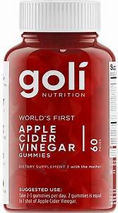 Goli Apple Cider Vinegar Gummies (60&