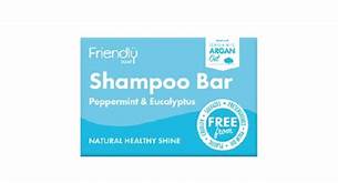 Friendly Peppermint &amp; Eucalyptus Shampoo Bar 95g