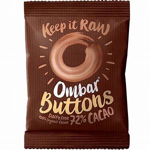 Ombar 72% Raw Cacao Buttons 25g