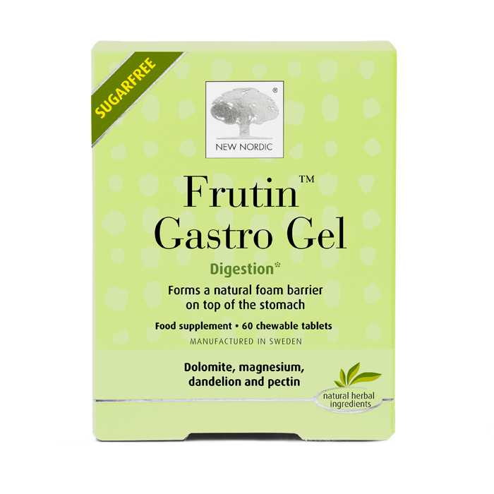New Nordic Fruitin Gastro Gel (60 Chewable Tabs)